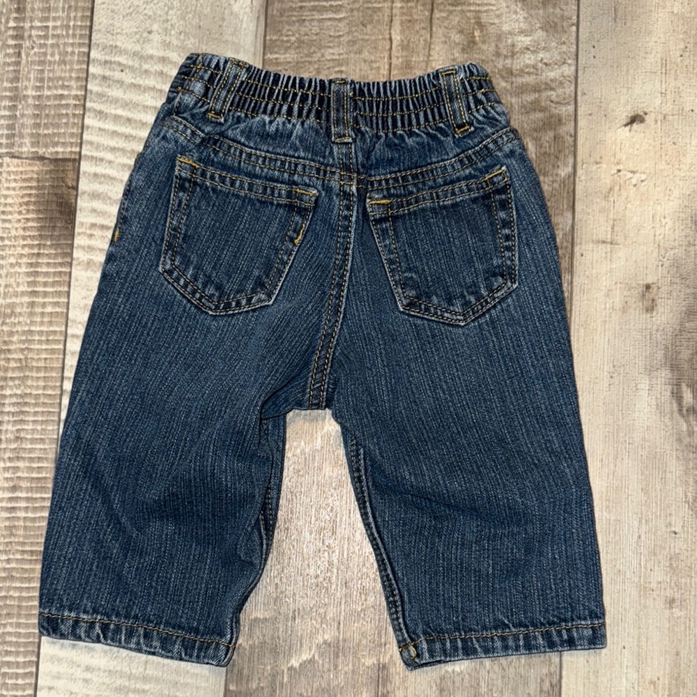 Kenneth Cole Blue Jeans Elastic Waistband-size 12 months